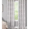 Mushroom Interlock Single Curtain Panel, 84 in.