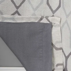 Mushroom Interlock Single Curtain Panel, 84 in.