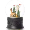 Musical Swirl Deer Christmas Dome