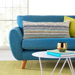 Myrtle Tufted Stripes Lumbar Pillow