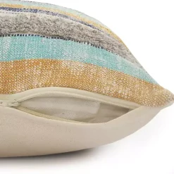 Myrtle Tufted Stripes Lumbar Pillow