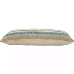 Myrtle Tufted Stripes Lumbar Pillow