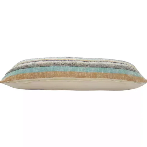 Myrtle Tufted Stripes Lumbar Pillow