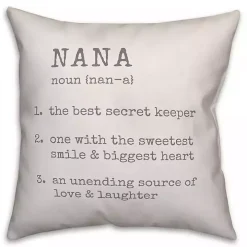 Nana Definition Pillow