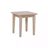 Natural Acacia Wood Slatted Outdoor Side Table