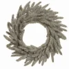 Natural Frosted Pine Branch Christmas Wreath