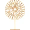 Natural Hyacinth Sunburst Sculpture