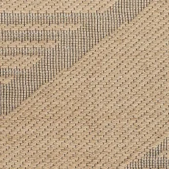 Natural Jute Woven Diamond Area Rug, 3x5