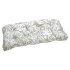 Natural Leaves Loveseat Outdoor Cushion