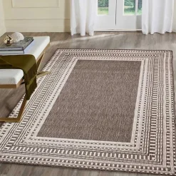 Natural Linear Macy Indoor/Outdoor Area Rug, 6x9