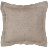 Natural Linen Down Hemstitched Pillow, 20 in.
