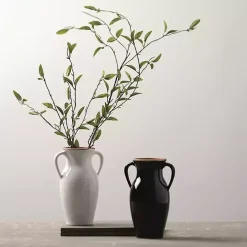 Natural Rimmed Onyx Urn Vase