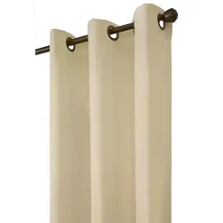 Natural Room Darkening Curtain Panel Set, 84 in.