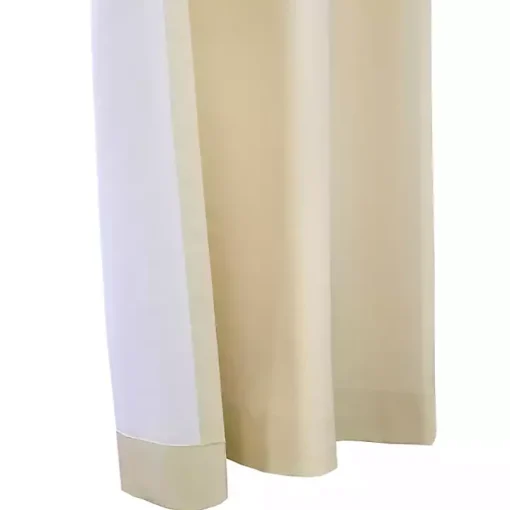 Natural Room Darkening Curtain Panel Set, 84 in.