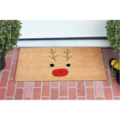 Natural Rudolph Coir and Vinyl Doormat, 29 in.