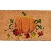 Natural Tan Coir Harvest Pumpkin Doormat