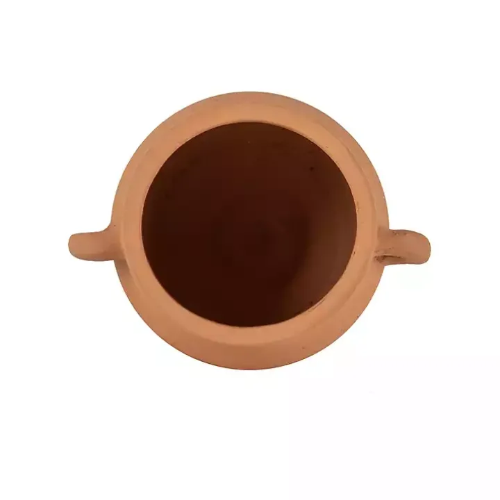 Natural Terracotta Vase with Handles
