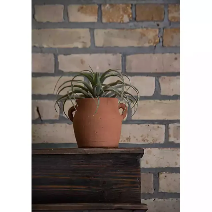 Natural Terracotta Vase with Handles