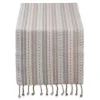 Natural Tonal Stripe Table Runner