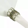 Natural Twisted Rattan Napkin Rings, Set of 4