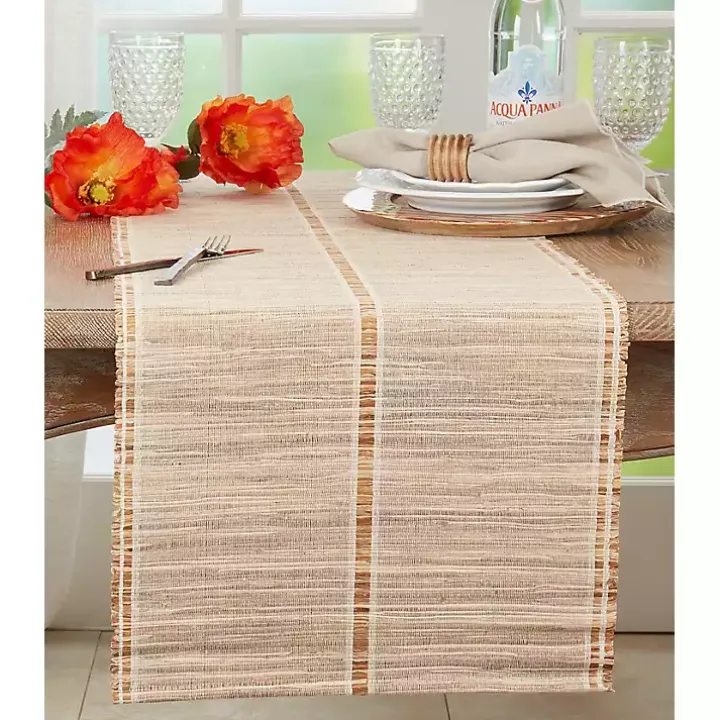 Natural Water Hyacinth Table Runner