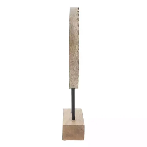 Natural Wood Pinwheel Figurine
