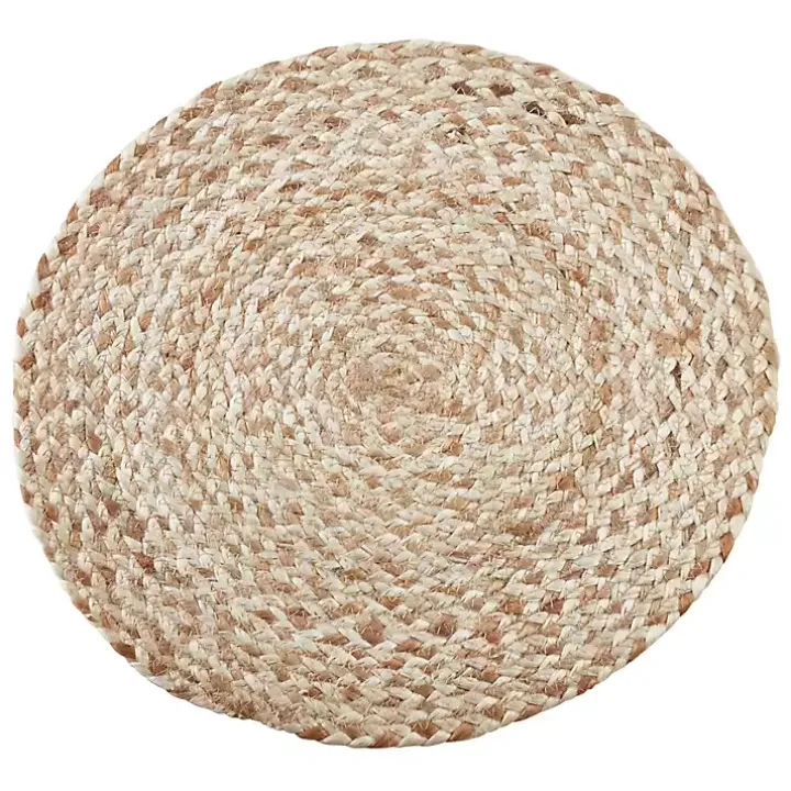 Natural Woven Jute Placemats, Set of 4