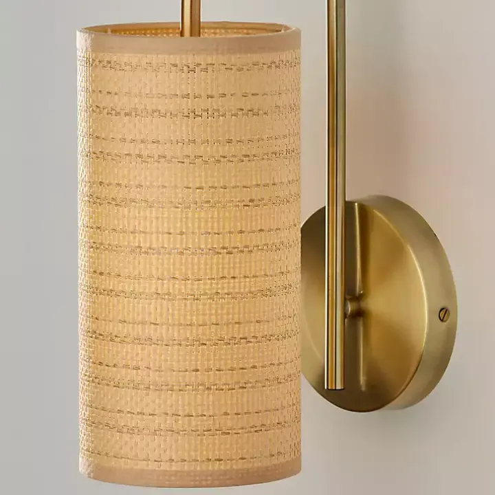 Natural Woven Shade Malina Wall Sconce