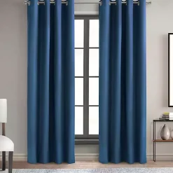 Navy Alpine Blackout Curtain Panel, 95 in.