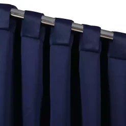 Navy Back Tab Blackout Curtain Panel Set, 63 in.