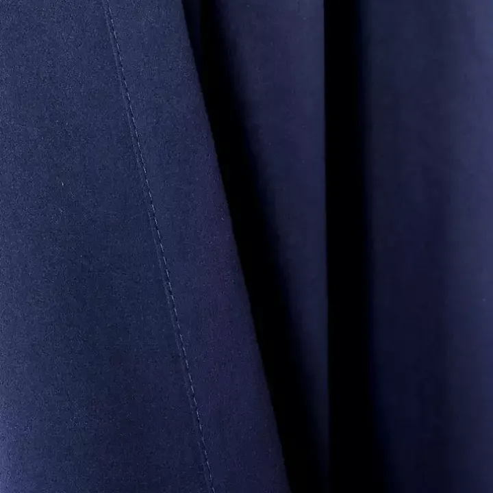 Navy Back Tab Blackout Curtain Panel Set, 63 in.