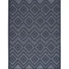 Navy Blue Diamond Indoor/Outdoor Area Rug, 4x6