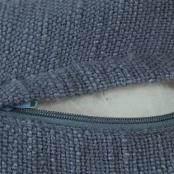 Navy Blue Handwoven Appen Throw Pillow