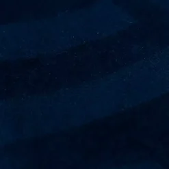 Navy Blue Velvet Abstract Stripe Lumbar Pillow