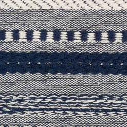 Navy Braided Stripe Table Runner, 72 in.
