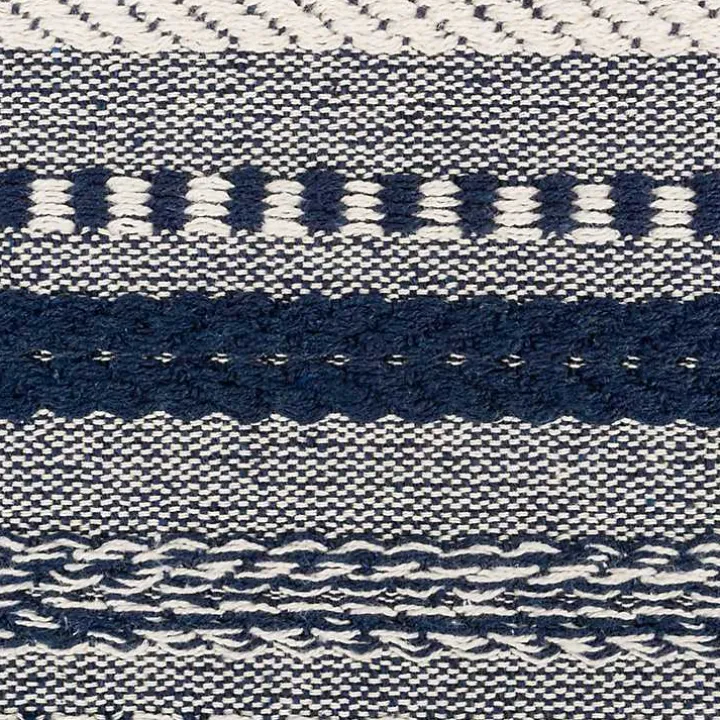 Navy Braided Stripe Table Runner, 72 in.