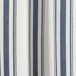 Navy Farmhouse Stripe Curtain Panels, Set of 2