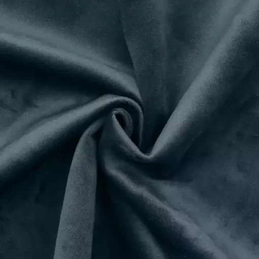 Navy Faux Suede Blackout Curtain Panel, 108 in.