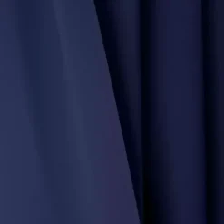Navy Knotted Curtain Panel Set, 84 in.