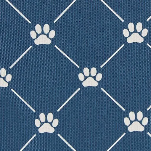 Navy Paw Trellis Rectangle Basket, 14 in.
