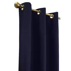 Navy Room Darkening Curtain Panel Set, 63 in.