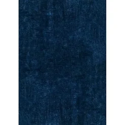 Navy Shag Washable Area Rug, 6x9