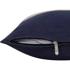 Navy Single Stripe Pillow