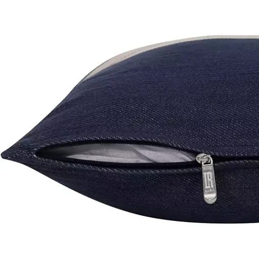 Navy Single Stripe Pillow