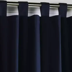 Navy Weathermate Blackout Curtain Panel, 95 in.