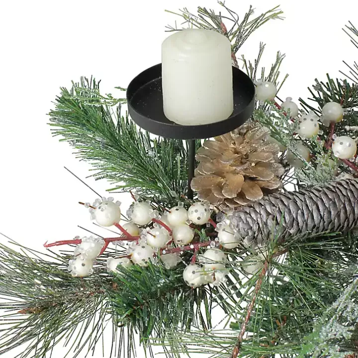 Needle Pine and Berries Centerpiece