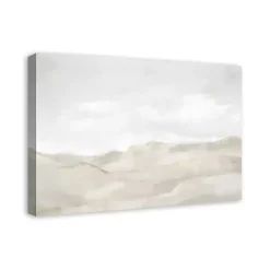 Neutral Abstract Canvas Art Print