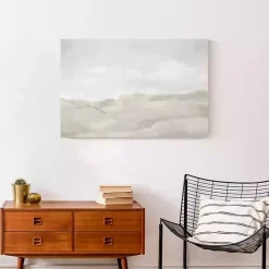 Neutral Abstract Canvas Art Print