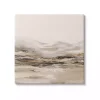 Neutral Abstract Mountains Canvas Art Print