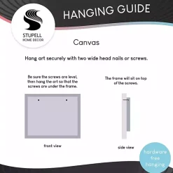 Neutral Abstract Mountains Canvas Art Print